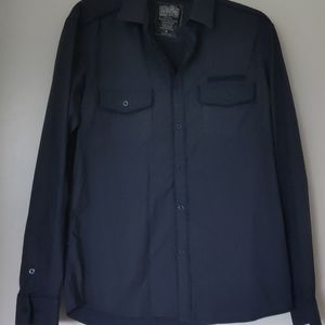 Stylish button down striped shirt